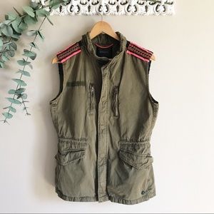 Maison Scotch Military Utility Vest Size Medium